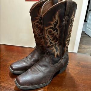 Men’s Justin Cowboy Boots Size 12EE Style 2552